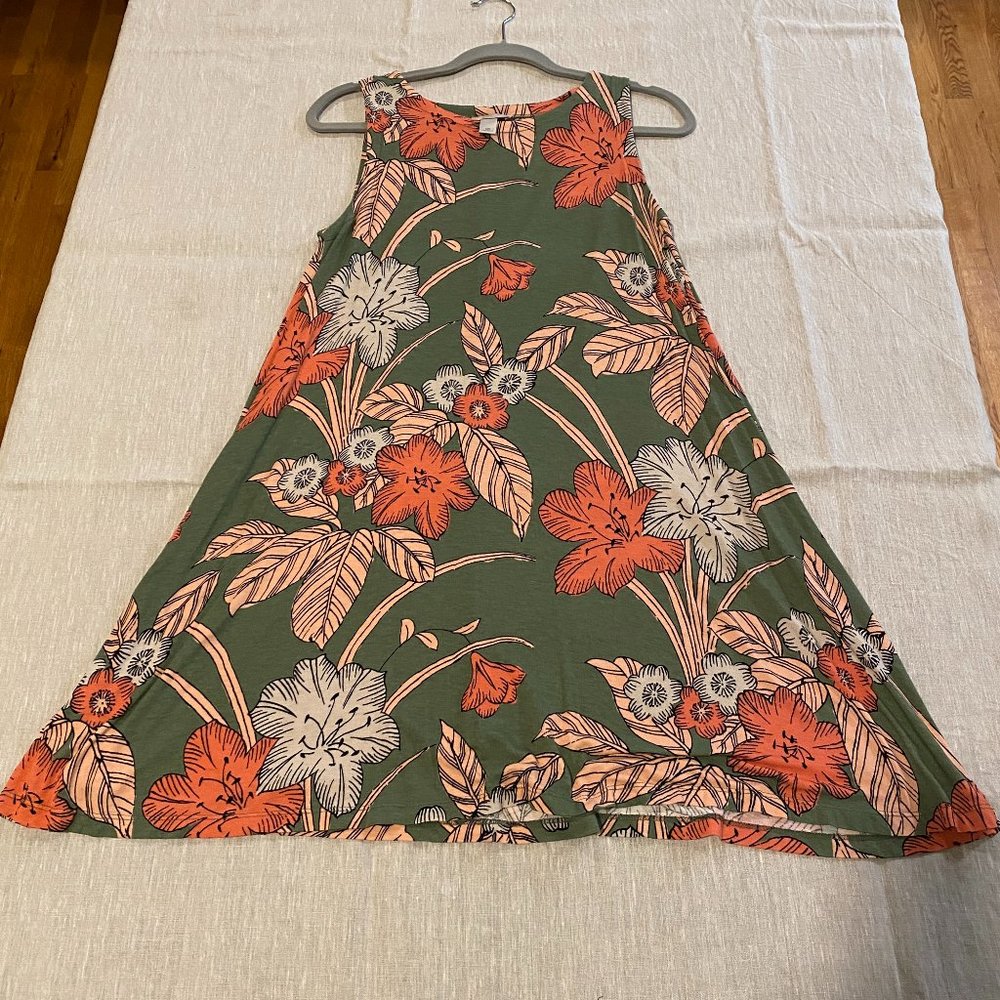 Loft floral swing dress, size MP